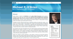 Desktop Screenshot of mpobrien.com